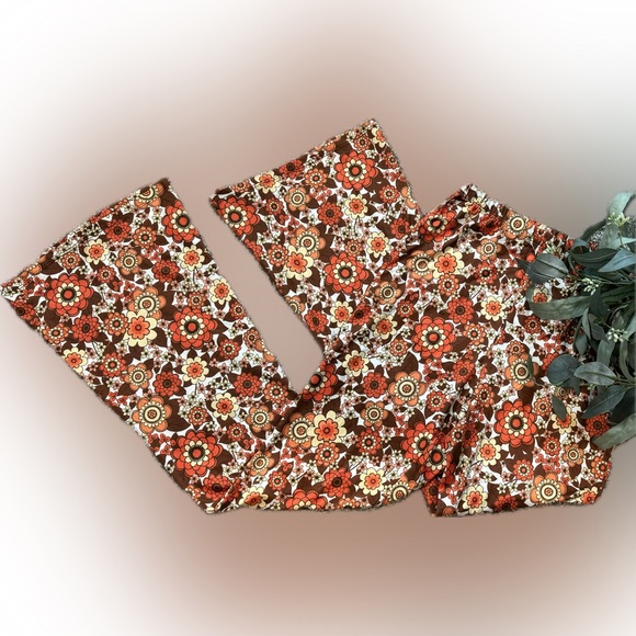 EUC Retro Funky Hippie Style Pamts - Picture 1 of 4